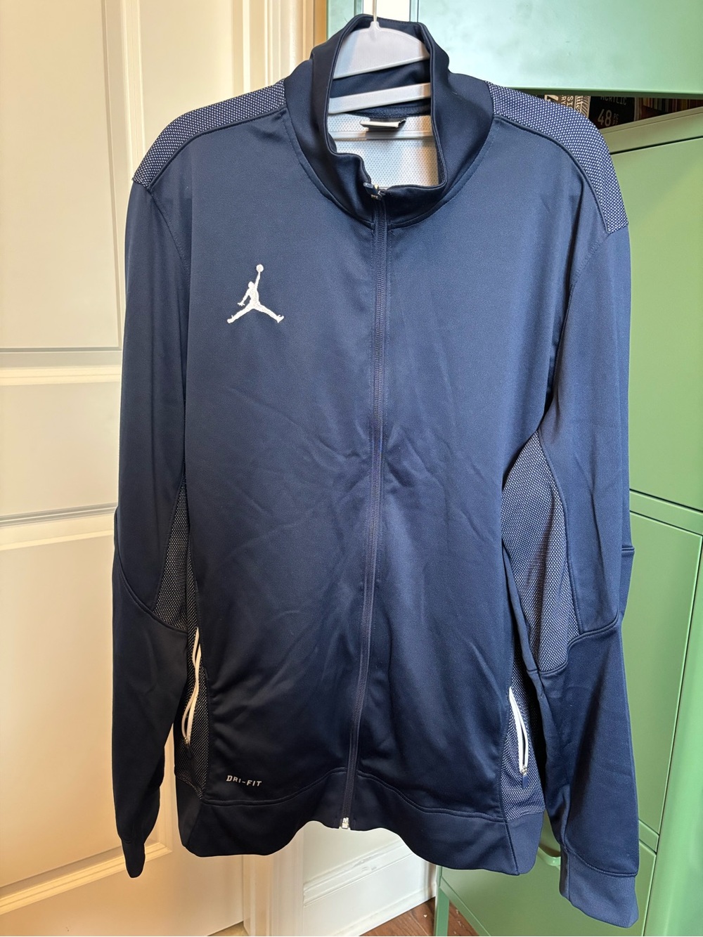 Vintage Jordan Dri Fit light warm up jacket XL y2k early 2010s